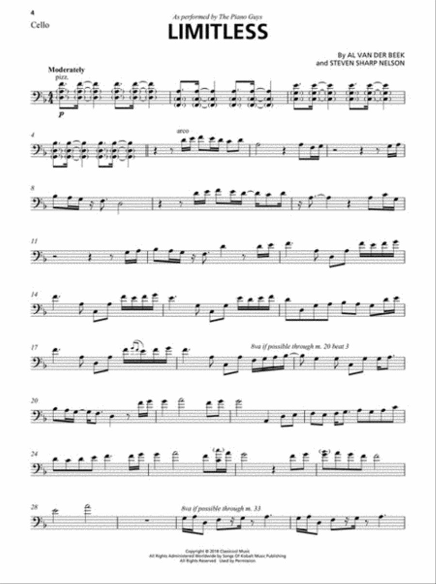 The Piano Guys – LimitLess Piano Solo scores gallery preview page 7