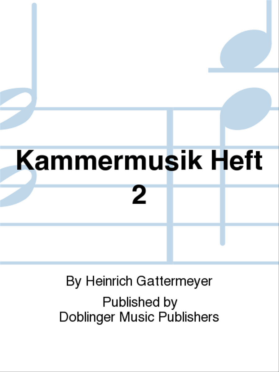 Kammermusik Heft 2 Kammermusik Heft 2 TB scores gallery preview page 1