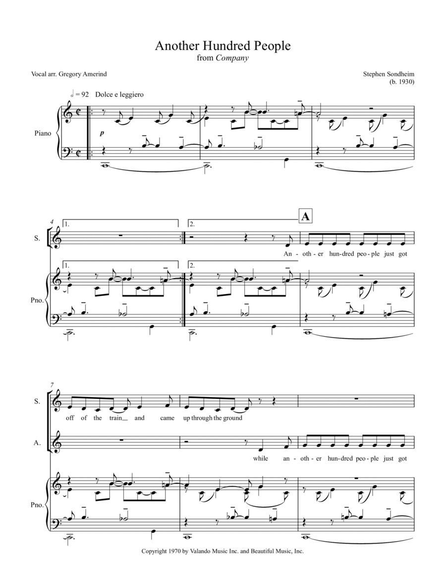 Another Hundred People Another Hundred People SSAA scores gallery preview page 1