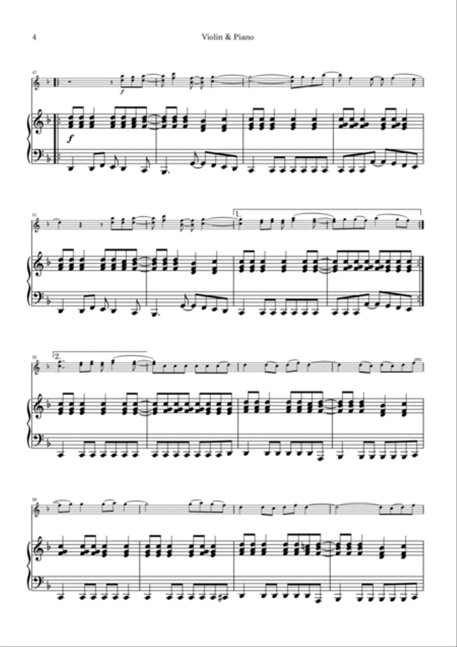 Go Your Own Way Violin Solo scores gallery preview page 5