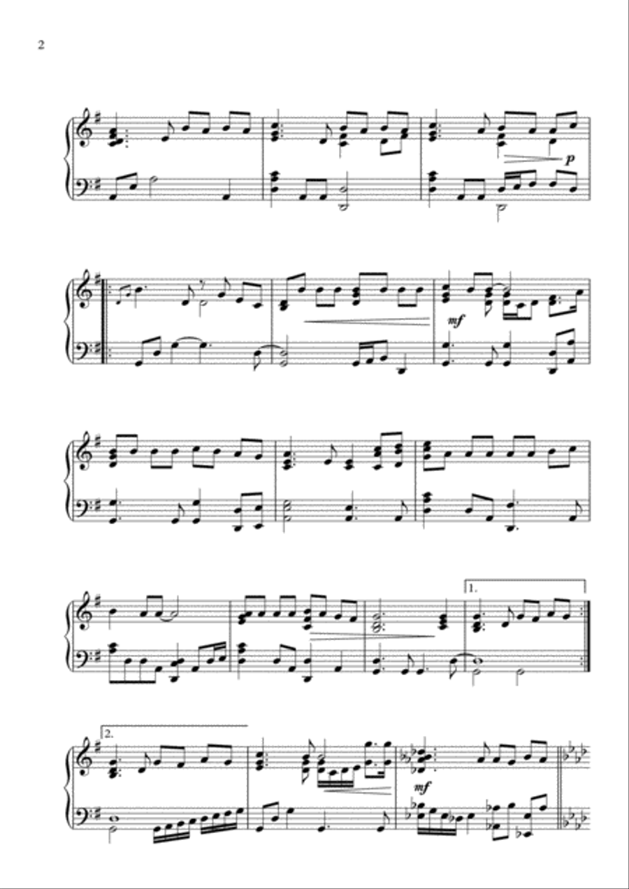 To All The Girls I've Loved Before Piano Solo scores gallery preview page 2