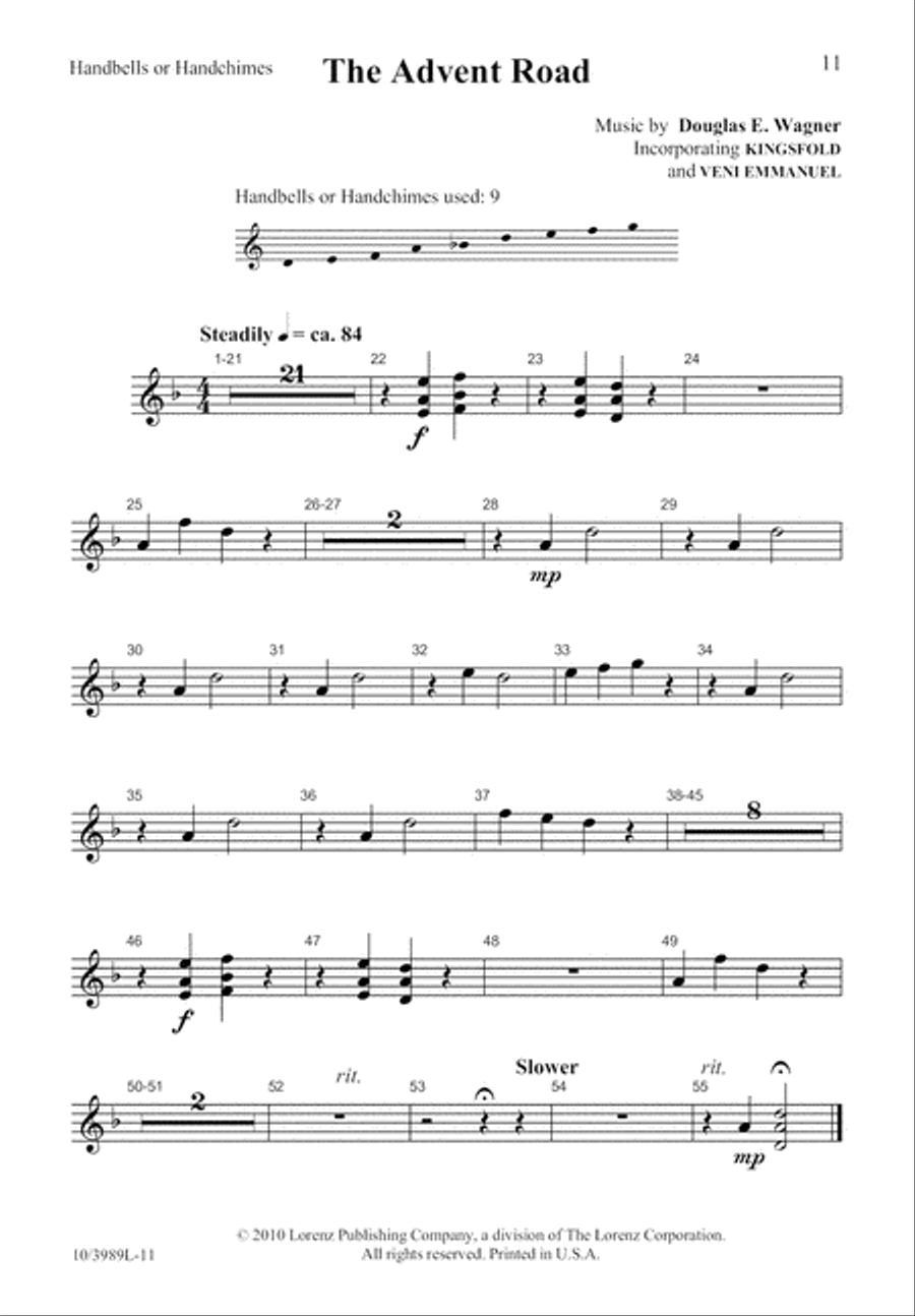 The Advent Road 4-Part scores gallery preview page 12