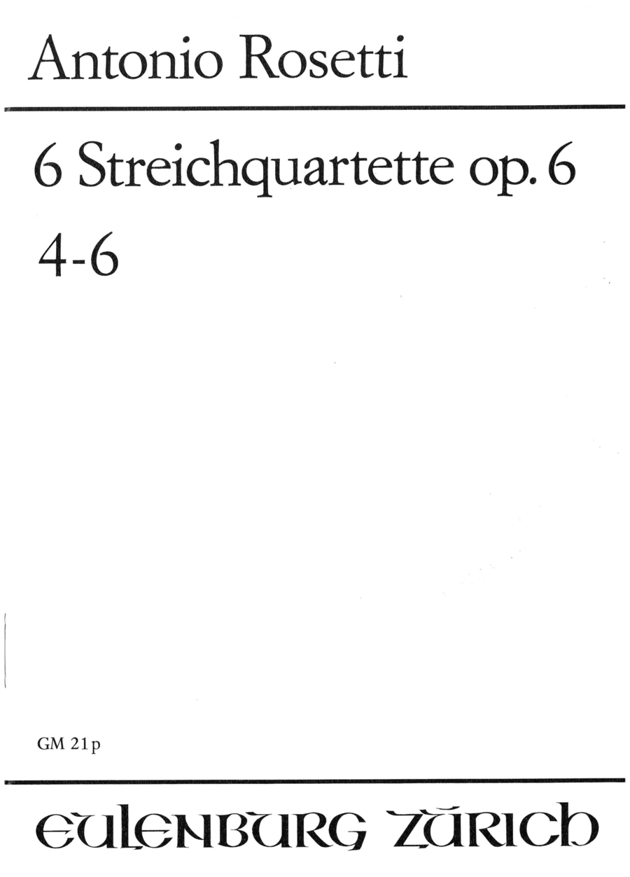 String quartets 4-6