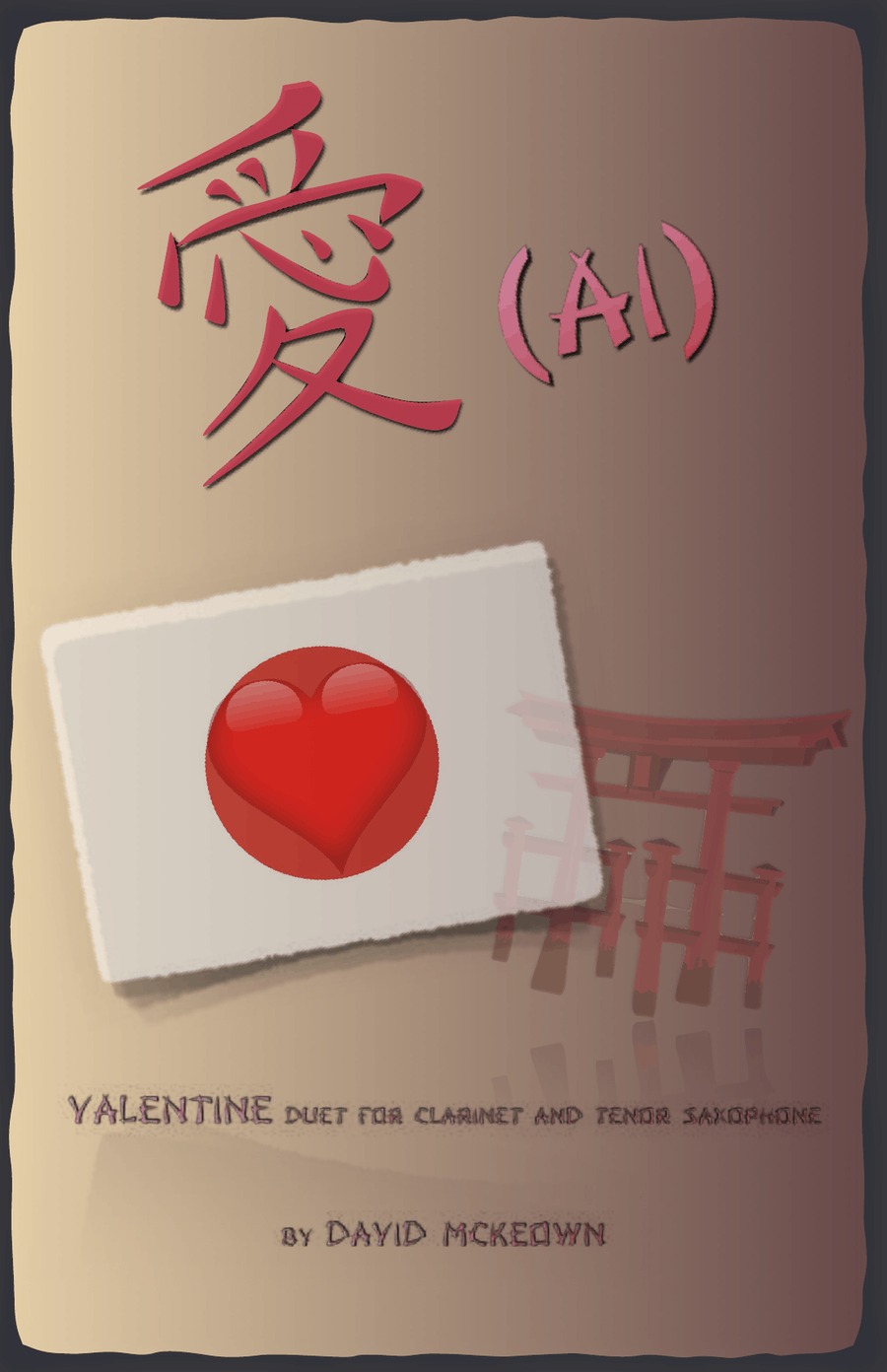 愛 (Ai, Japanese for Love), Clarinet and Tenor Saxophone Duet