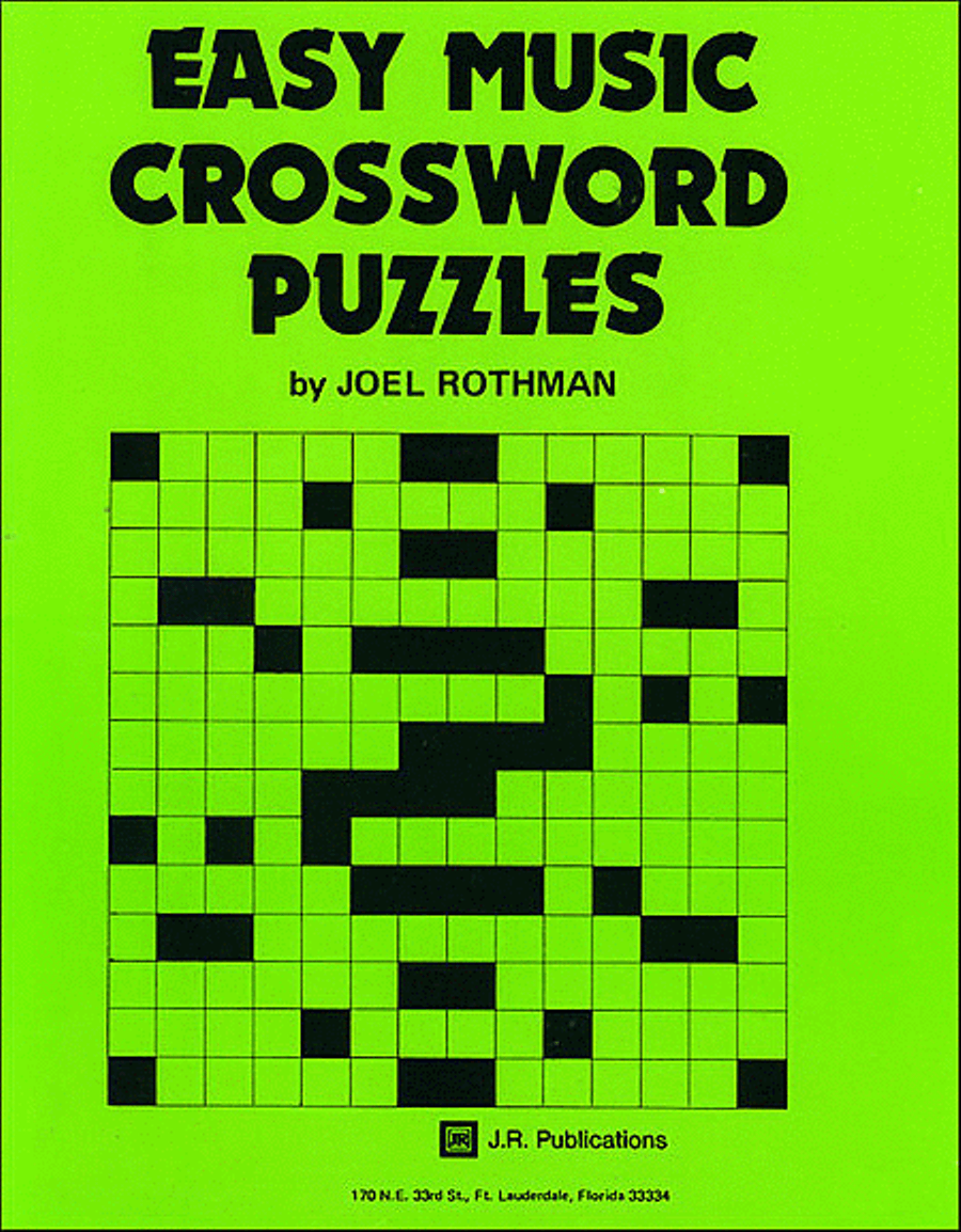 Easy Music Crossword Puzzles Book 1 Games & Toys scores gallery preview page 1