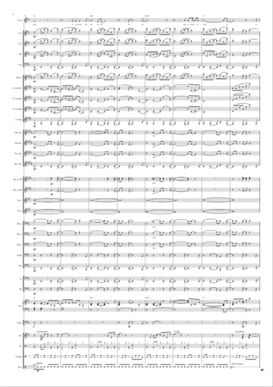 Tu Piel Concert Band scores gallery preview page 4