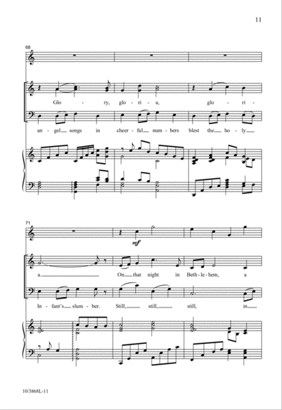 On that Night in Bethlehem 4-Part scores gallery preview page 12