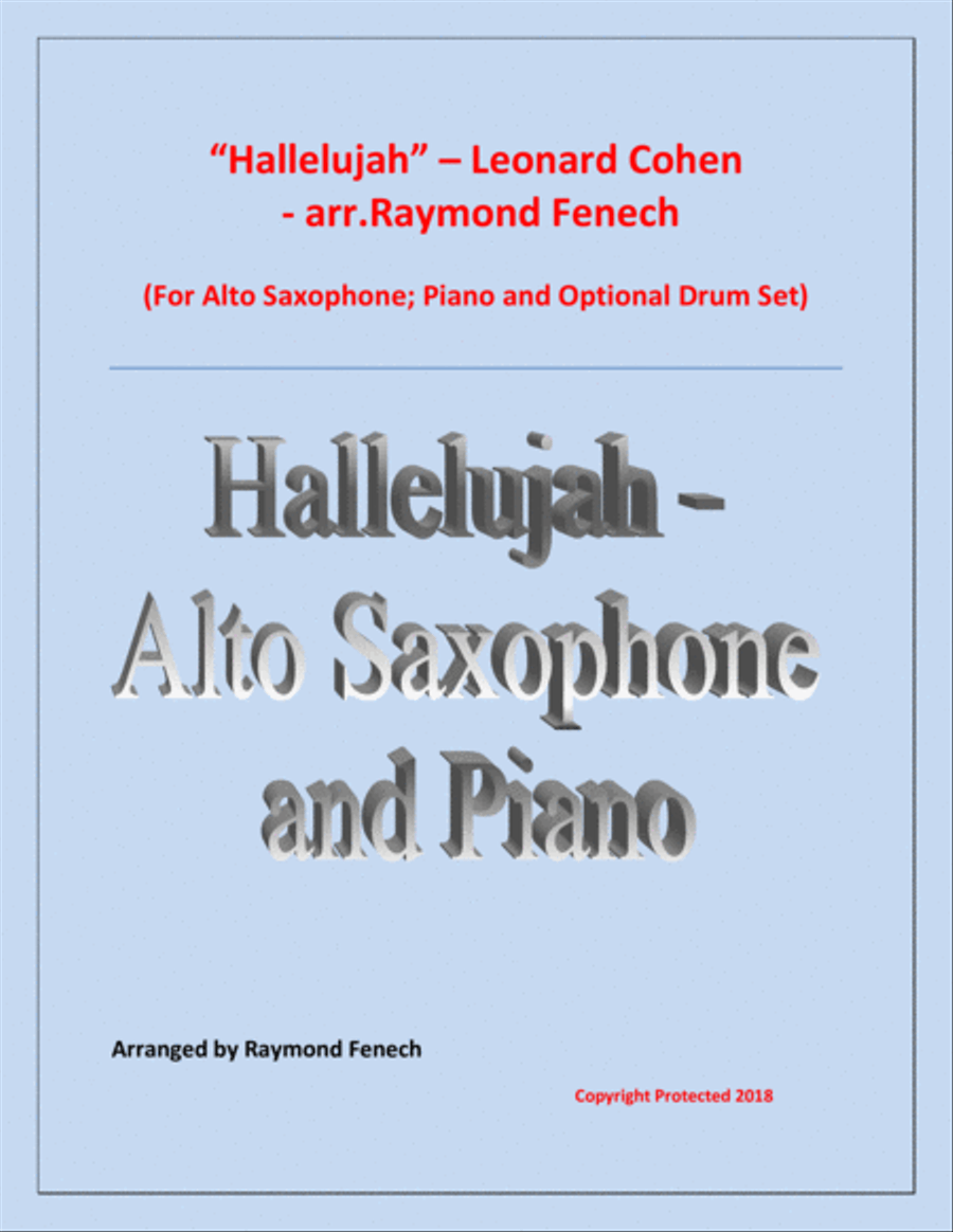 Hallelujah Small Ensemble scores gallery preview page 1