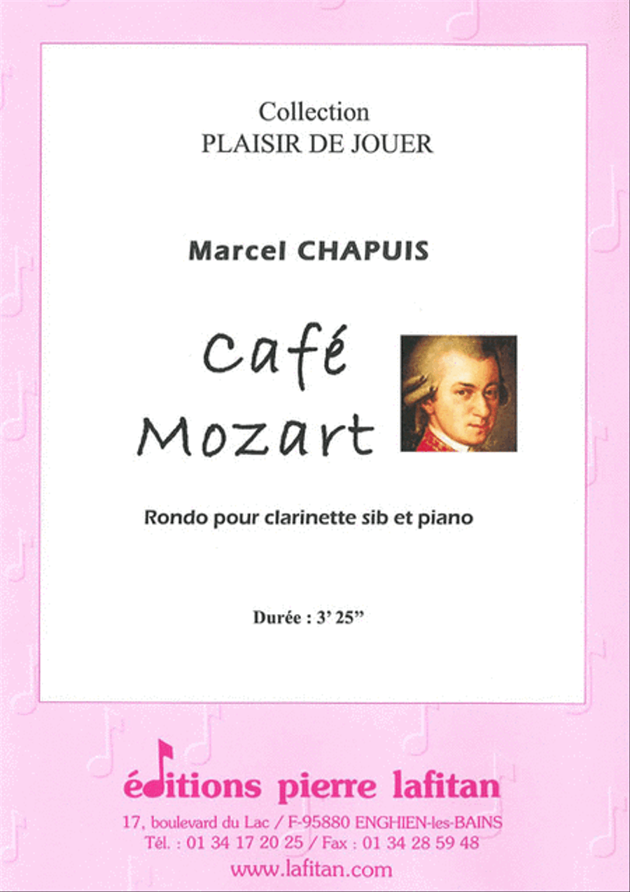 Café Mozart Clarinet Solo scores gallery preview page 1