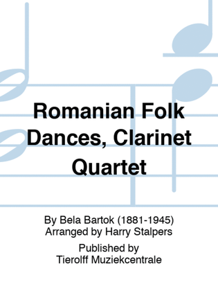 Romanian Folk Dances, Clarinet Quartet