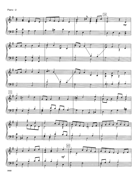 Sleepers, Wake (Cantata #140) - Piano (optional)