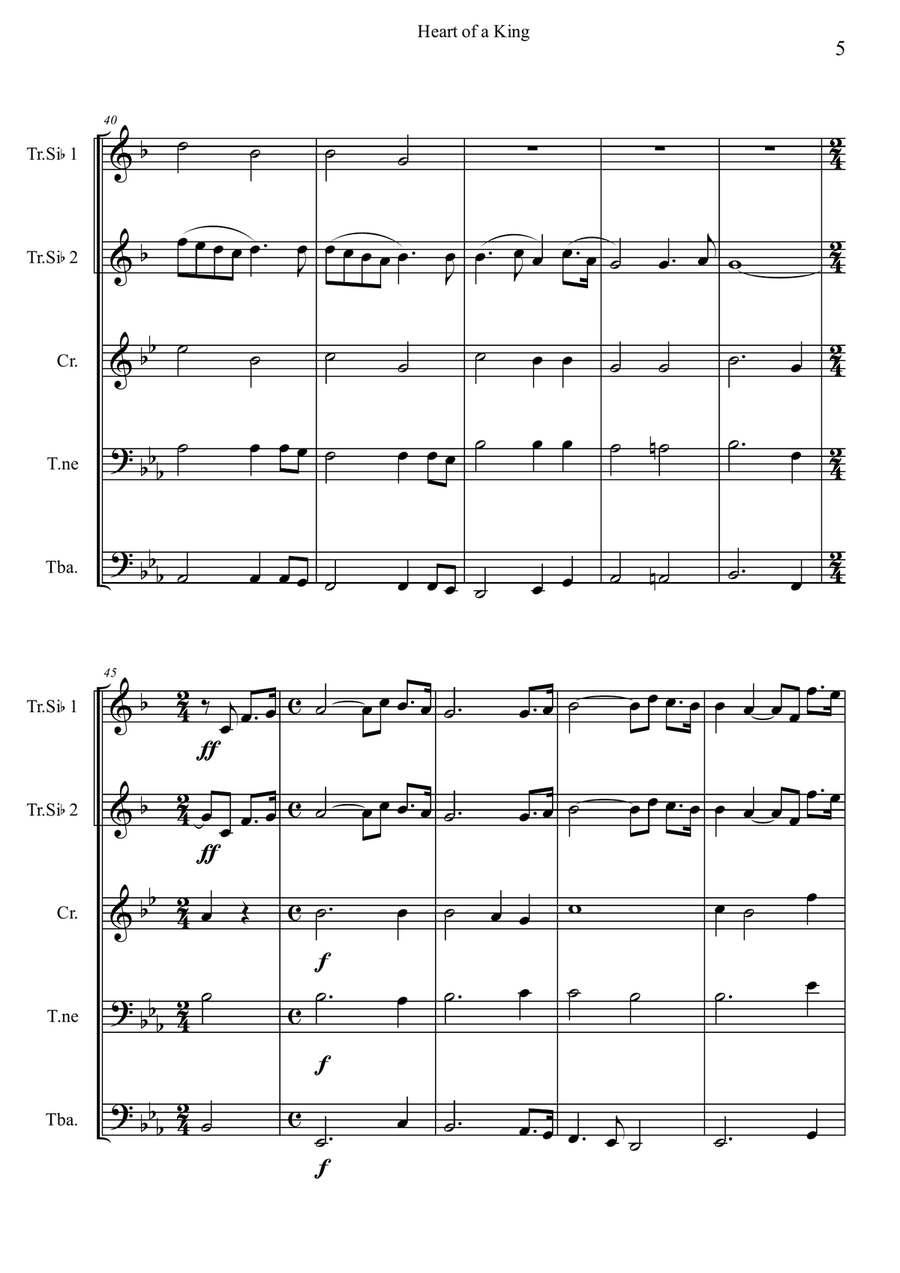 The Man In The Iron Mask The Man In The Iron Mask Brass Ensemble scores gallery preview page 6