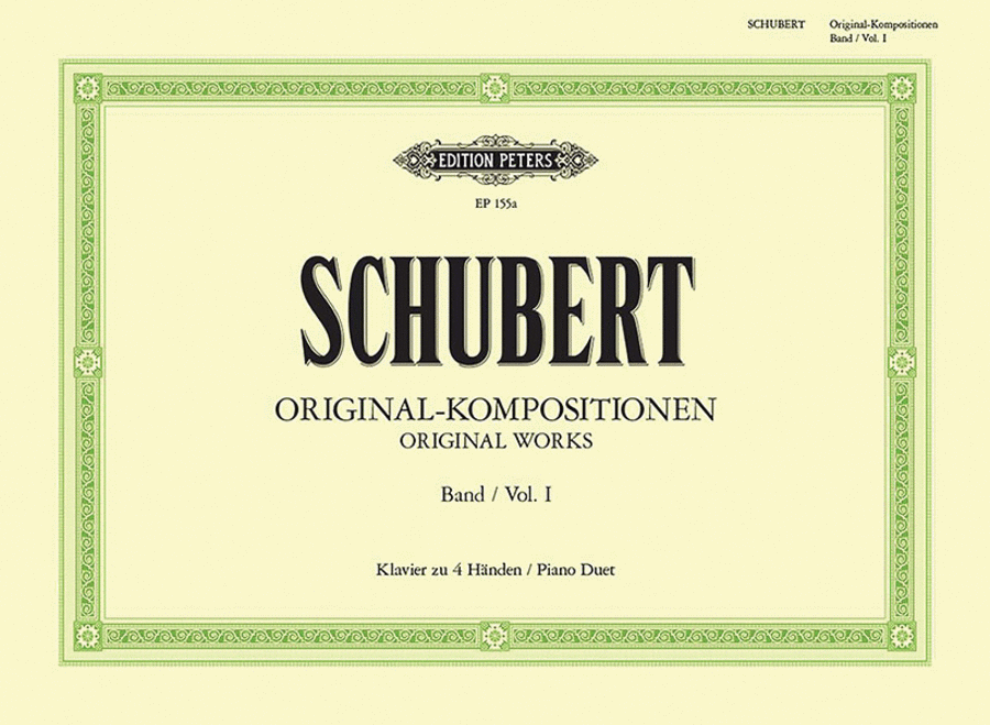 Franz Schubert: Original Compositions For 1 Piano 4 Hands, Volume 1