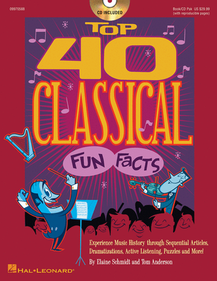Book cover for Top 40 Classical Fun Facts