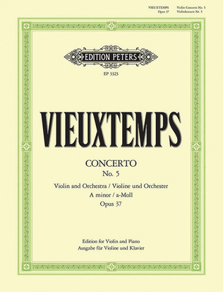 Violin Concerto No. 5 in A minor Op. 37 (Edition for Violin and Piano)