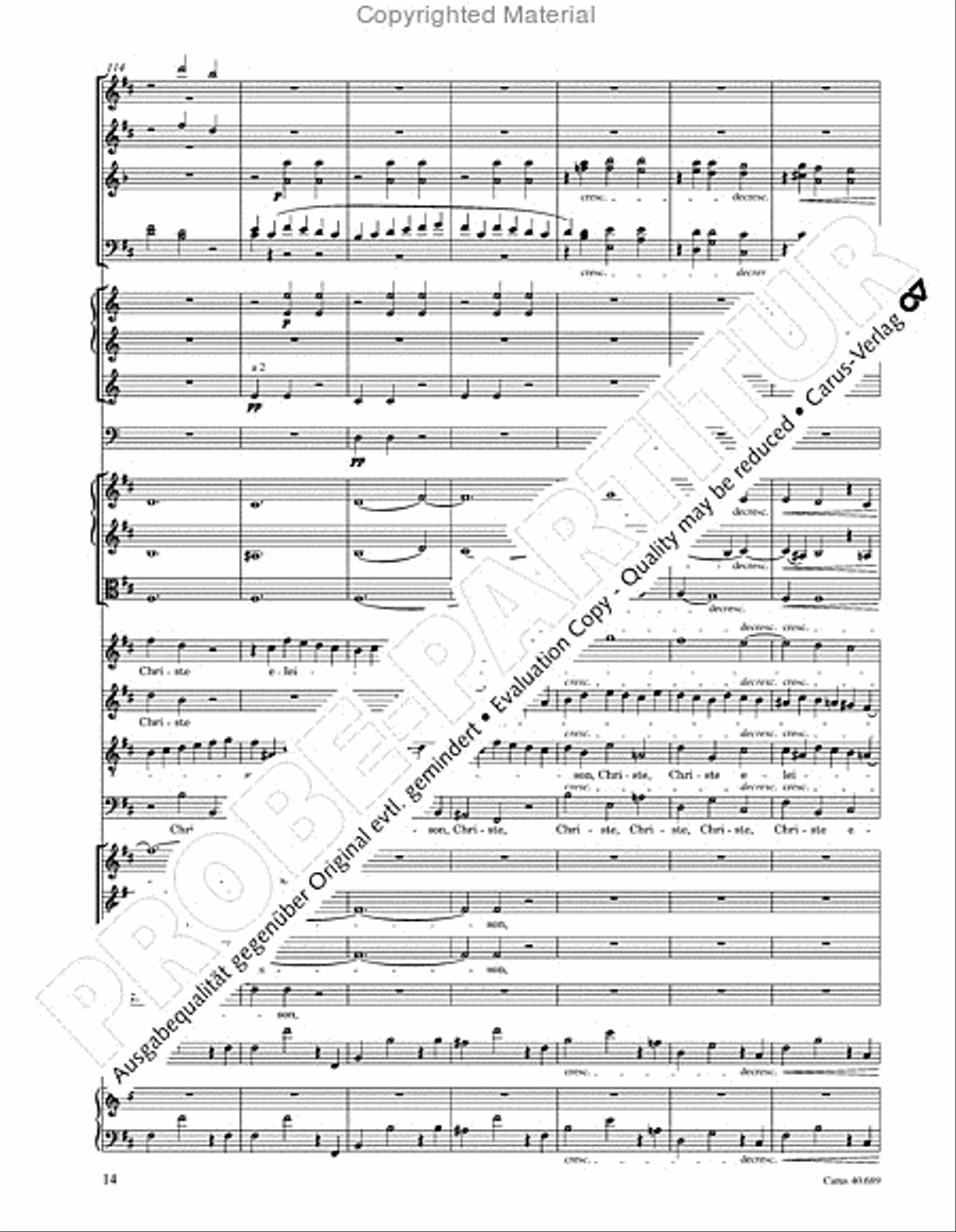 Missa solemnis Missa solemnis 4-Part scores gallery preview page 30