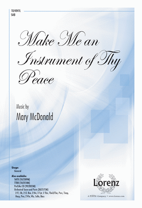 Book cover for Make Me an Instrument of Thy Peace