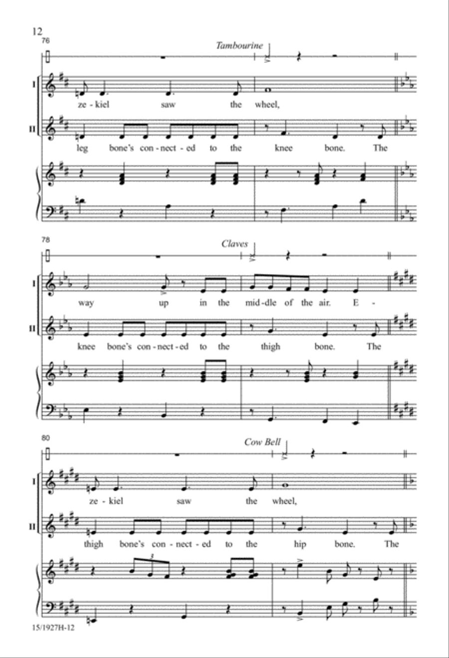 Ezekiel! 2-Part scores gallery preview page 11