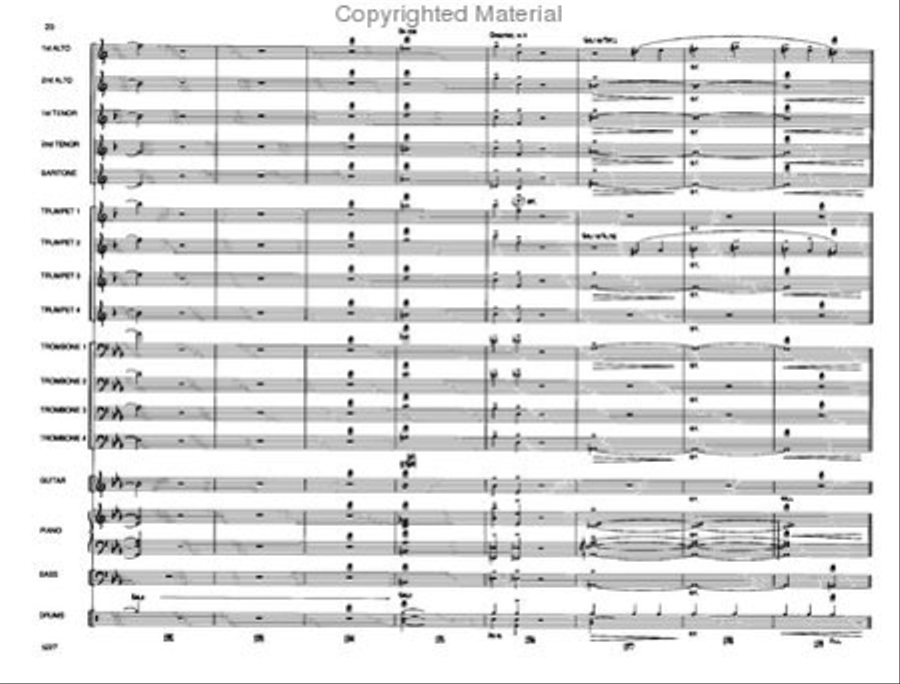 Avalon Jazz Ensemble scores gallery preview page 21