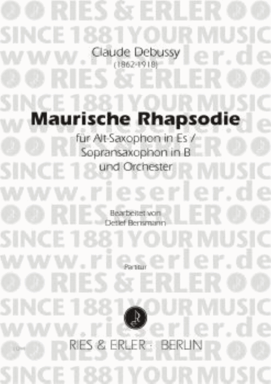 Maurische Rhapsodie Orchestra scores gallery preview page 1