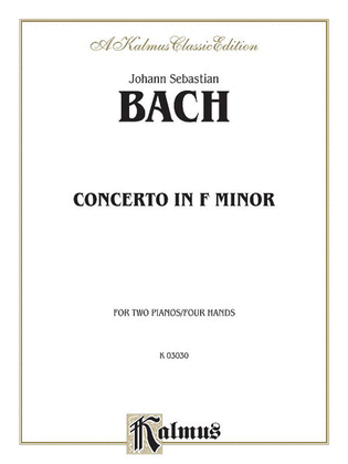 Book cover for Piano Concerto in F Minor