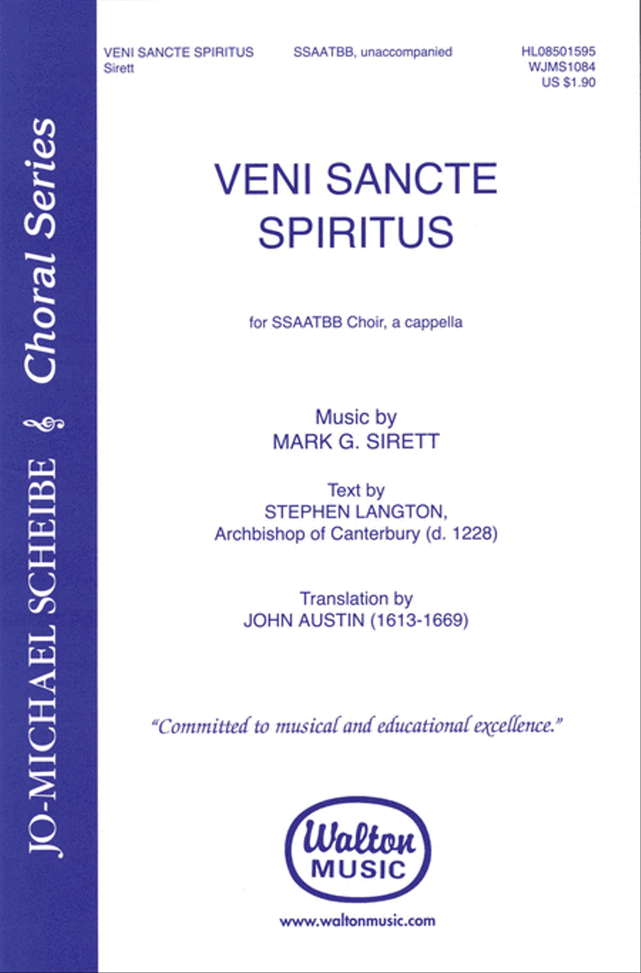 Veni, Sancte Spiritus Choir scores gallery preview page 1