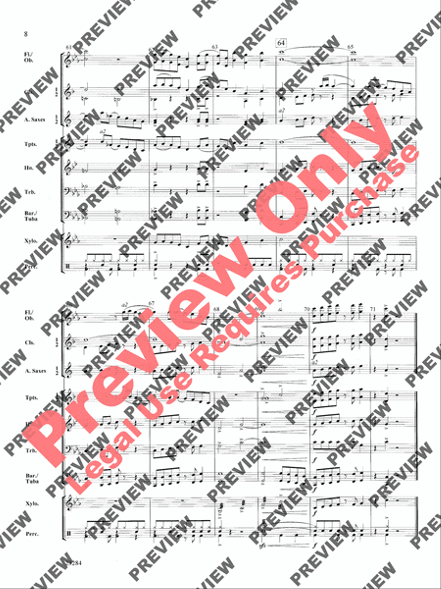 Rock Quest Rock Quest Concert Band scores gallery preview page 9