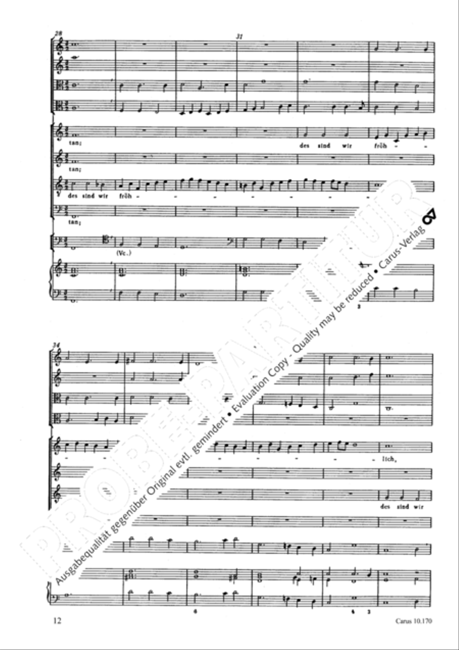 Wenn der Herr die Gefangenen 4-Part scores gallery preview page 13