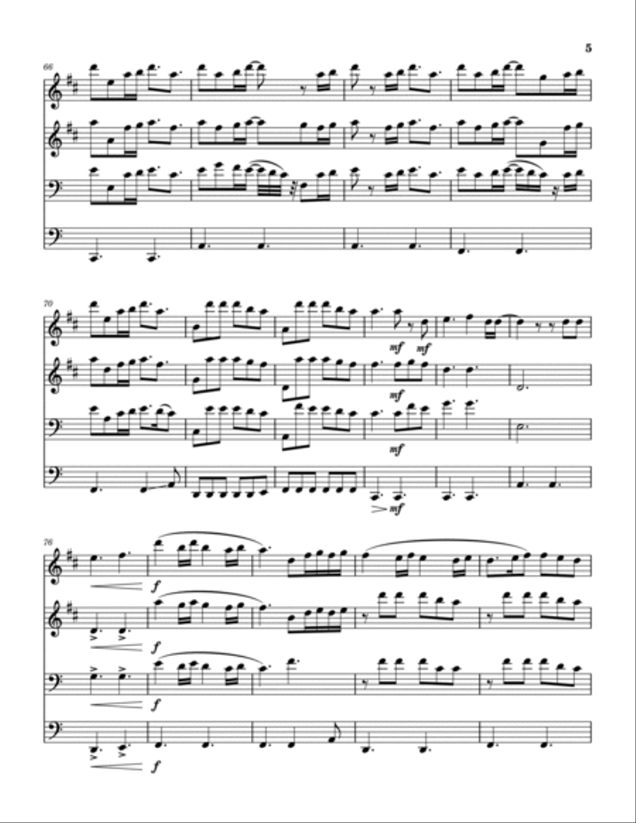 Trust In God Trust In God Brass Quartet scores gallery preview page 6