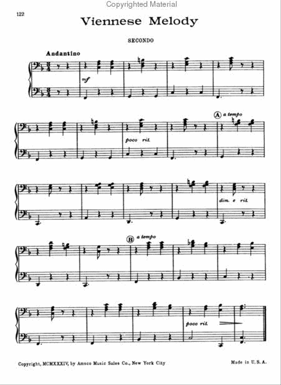 Everybody's Favorite Piano Duets 1 Piano, 4-Hands scores gallery preview page 5