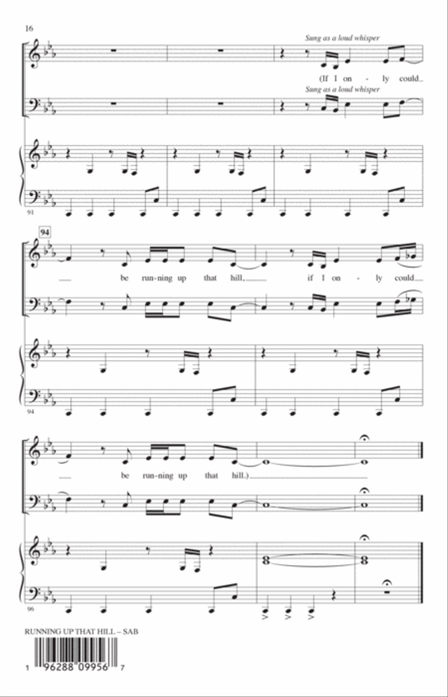 Running Up That Hill (arr. Roger Emerson) 3-Part scores gallery preview page 15