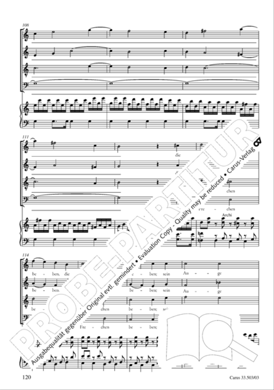 Passion according to St. Matthew (Passions-Musik nach dem Evangelisten Matthaus) SSATB scores gallery preview page 121