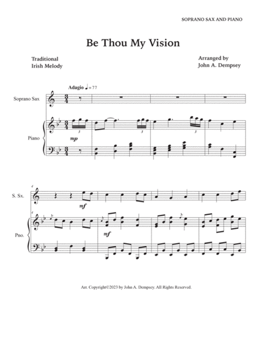 Be Thou My Vision (Soprano Sax and Piano) image number null