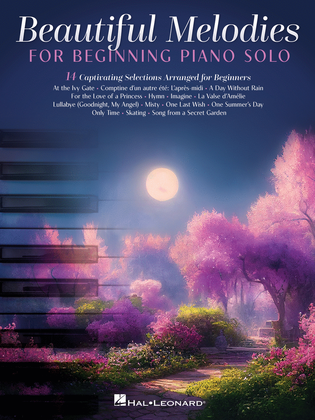 Book cover for Beautiful Melodies for Beginning Piano Solo