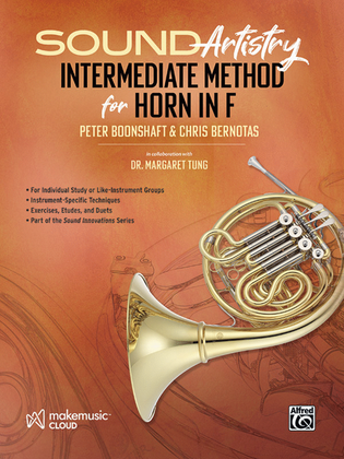 Book cover for Sound Artistry Intermediate Method for Horn in F