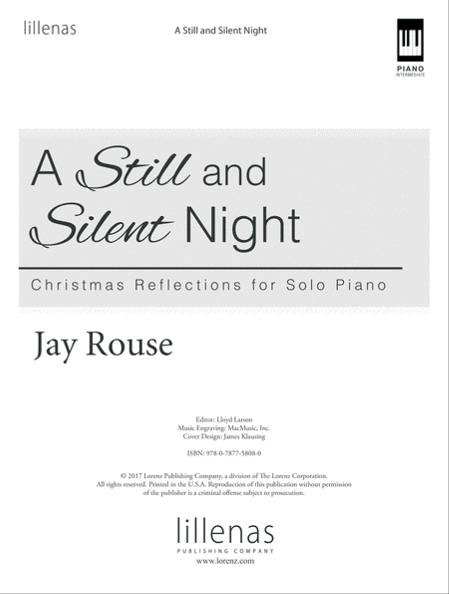 A Still and Silent Night (Digital Delivery) Piano Solo scores gallery preview page 1