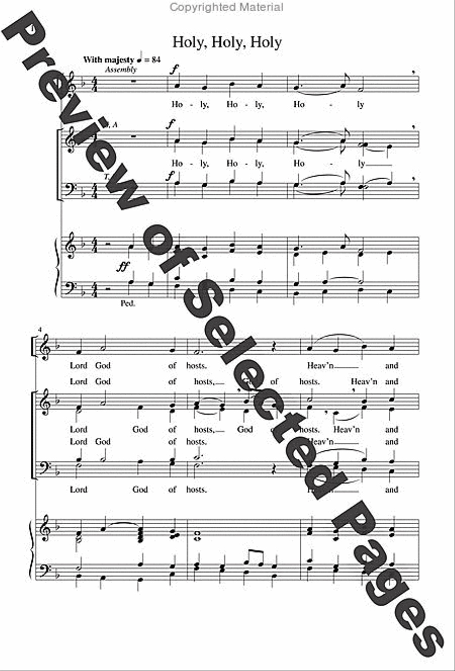 A Community Mass - Choral / Accompaniment edition A Community Mass - Choral / Accompaniment edition 4-Part scores gallery preview page 9