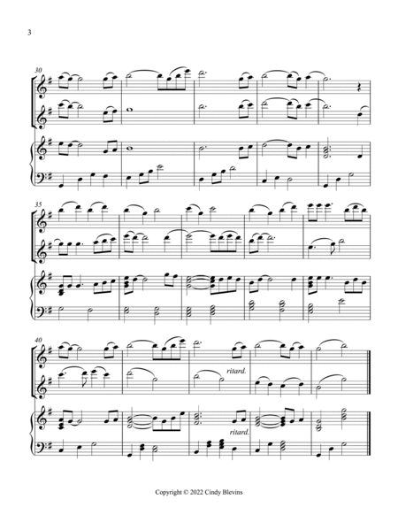 Oh, Shenandoah, Two Flutes and Piano image number null