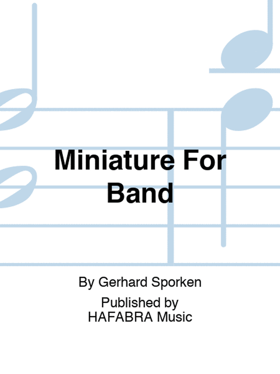 Miniature For Band