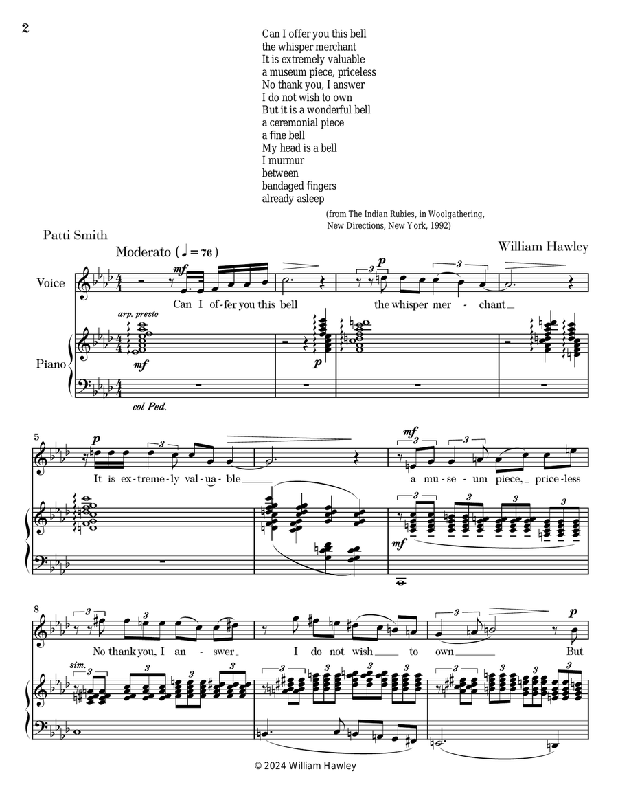 A Fine Bell A Fine Bell Piano, Vocal scores gallery preview page 2