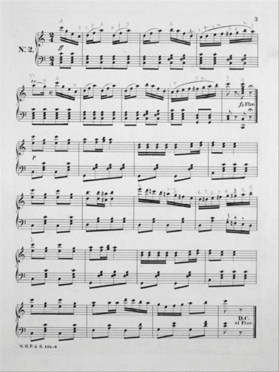 Girofle Girofla. Lancers Piano Solo scores gallery preview page 3