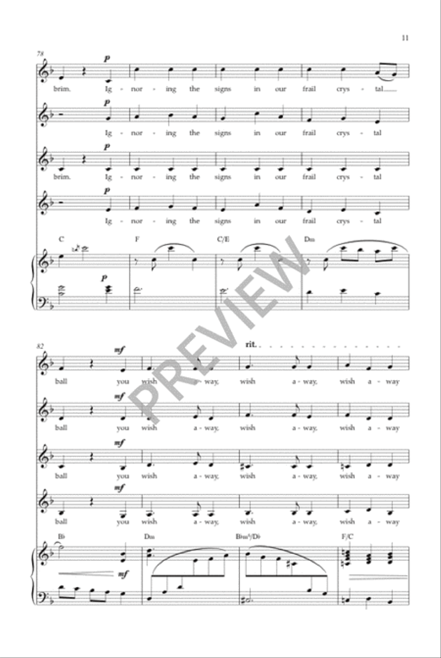 The World for Christmas (SSAA) SSAA scores gallery preview page 12