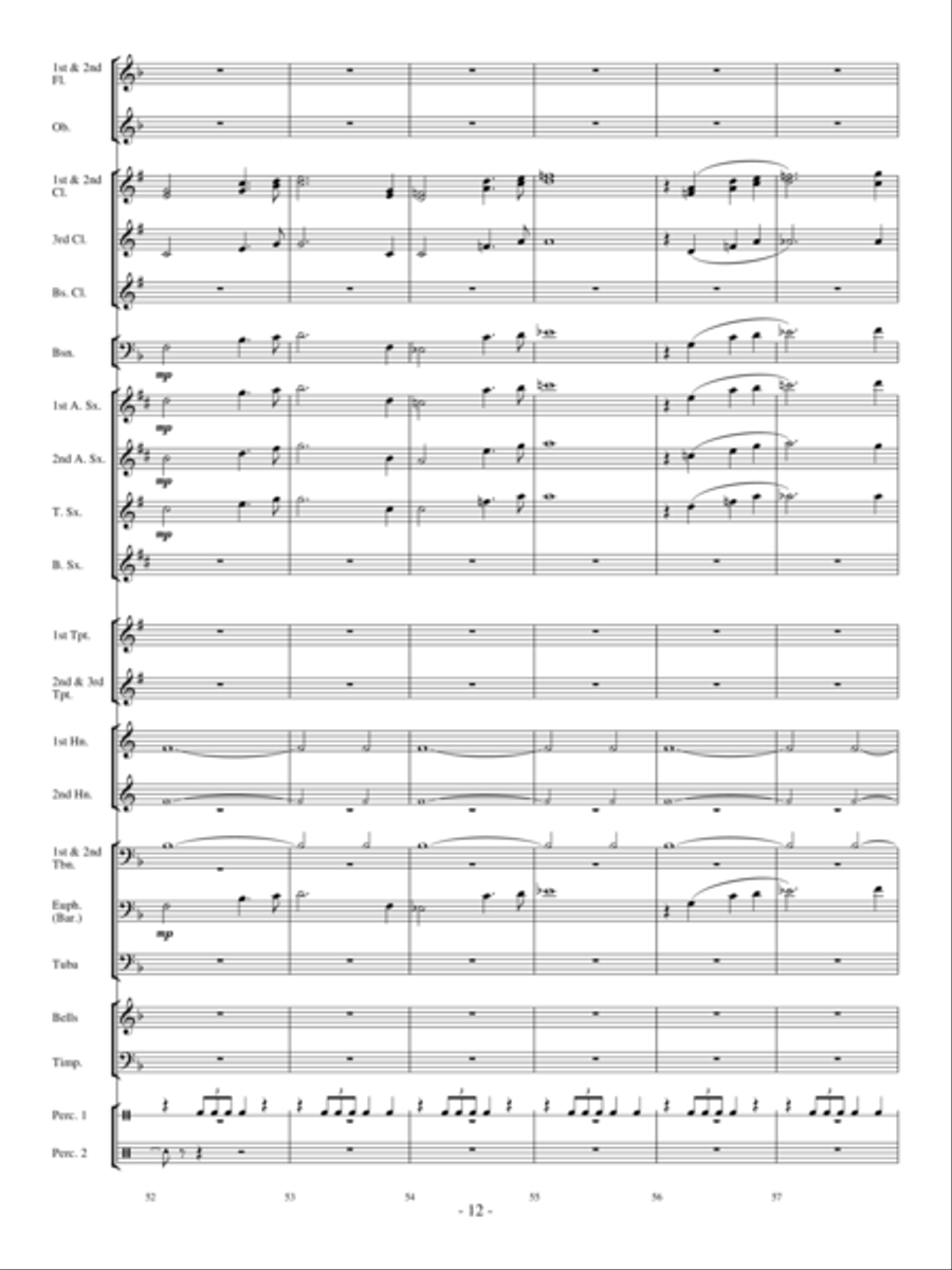Northwind Concert Band scores gallery preview page 11