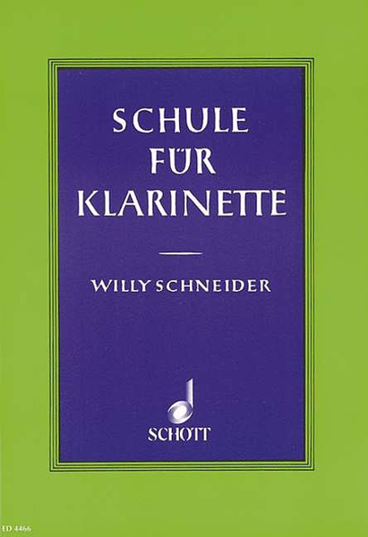 Clarinet Method (german Text)