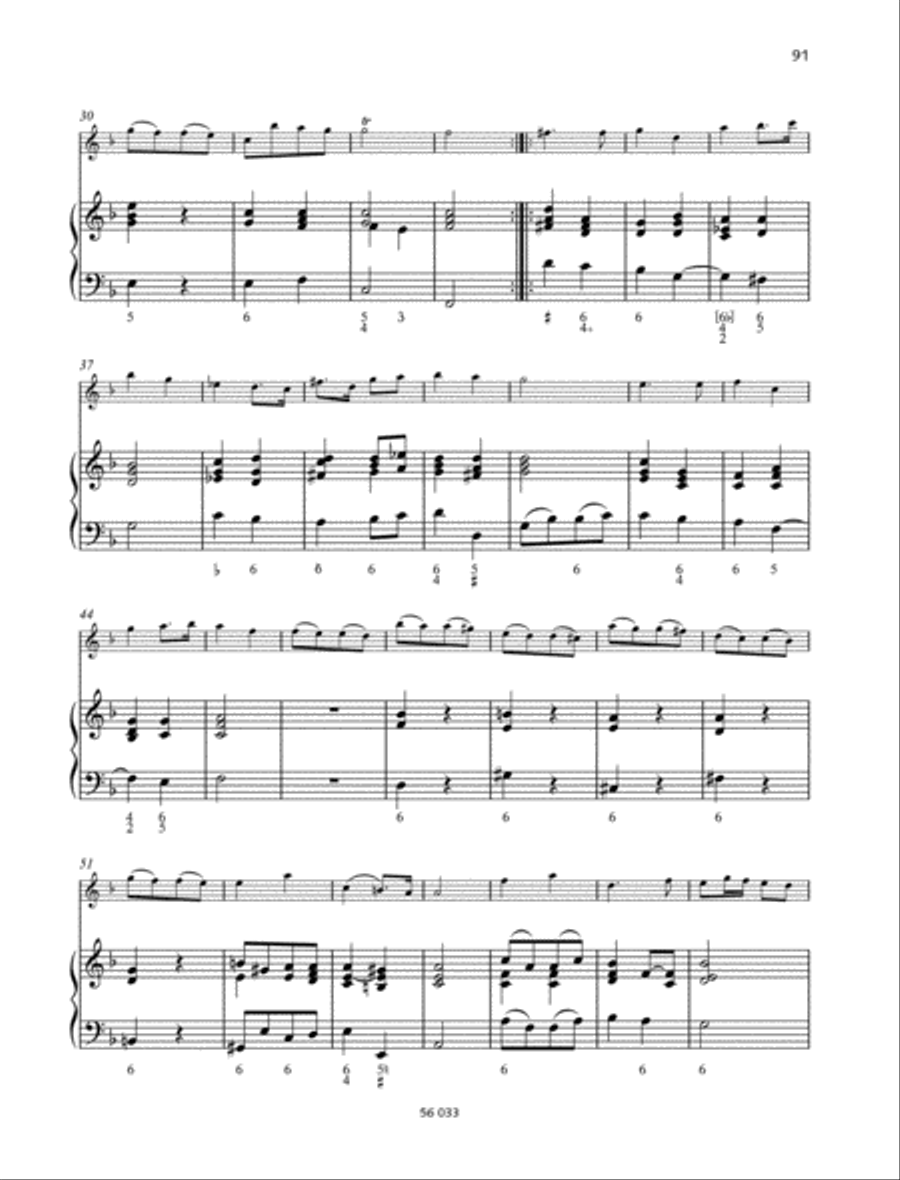 Sonata D minor, Op. 2 No. 2 Alto Recorder scores gallery preview page 4