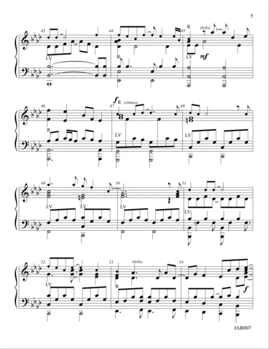 You've Got A Friend Handbell Choir scores gallery preview page 5
