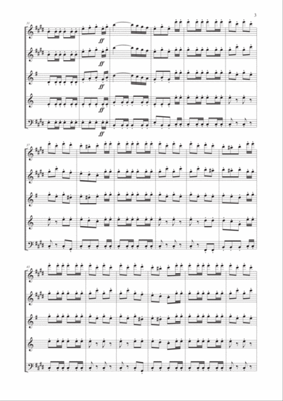 William Tell Overture for Wind Quintet (Advanced version)