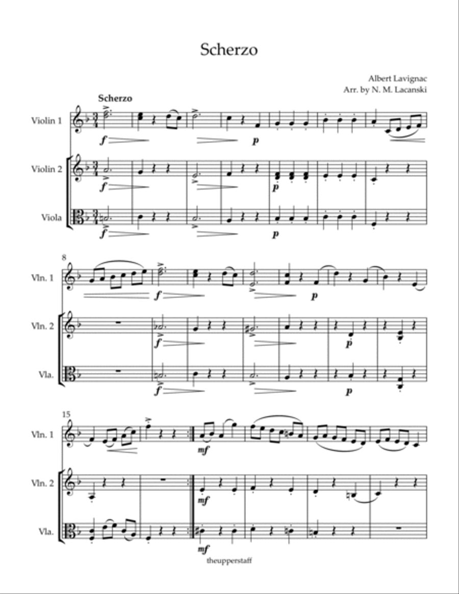 Scherzo Scherzo String Trio scores gallery preview page 2