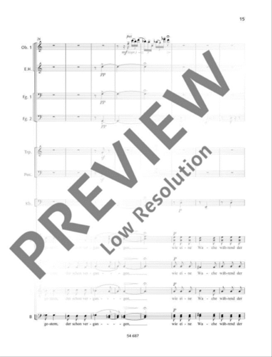 Dem König der Ewigkeit Mixed Choir scores gallery preview page 16