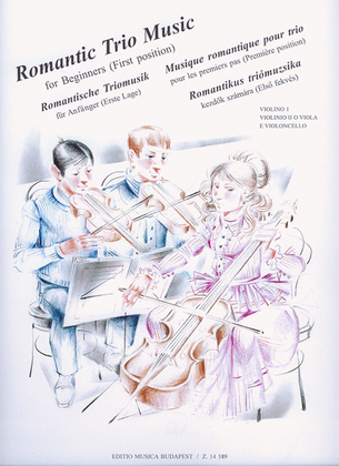 Book cover for Romantische Triomusik für Anfänger (Erste Lage)